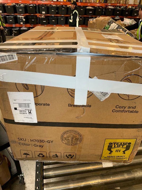 Photo 1 of COMHOMA Rocking Recliner Chair,Swivel Glider Reclining Single Sofa Manual Rocker Recliners,Nursery Rocking Chairs with Upholstered Seating for Living Room Office(Grey)