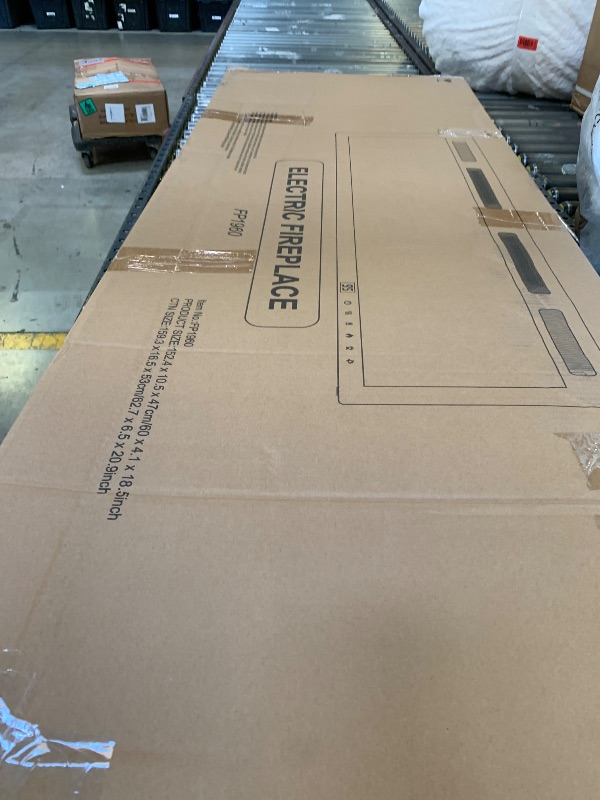 Photo 3 of RealSmart Electric Fireplace Heater Inserts 60" Wall Mounted Electric Fireplace 750W/1500W in-Wall Recessed Heaters with Remote Control,Fit for 2 X 6 stub,12 Adjustable Color Flame & Brightness,Timer