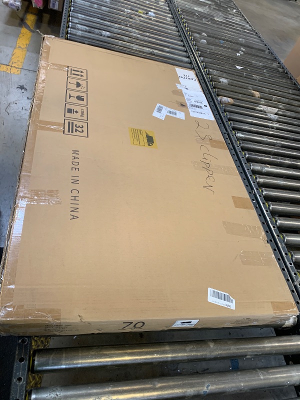 Photo 1 of *SEE CLERK NOTES* YITAHOME 35 Cu Ft Horizontal Weatherproof Storage Shed Without Shelves, Outdoor Lockable Resin Unit for Tools and Gear, Simple Assembly (Light Gray)