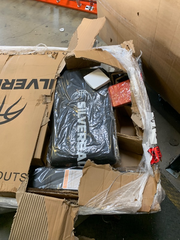 Photo 1 of Silverback Ghost Basketball Goal with 60-Inch Tinted Tempered Glass Backboard