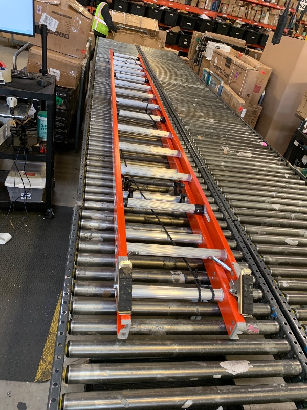 Photo 1 of *DAMAGE* Louisville Ladder 28-foot Fiberglass Extension Ladder, 300-Pound Load Capacity, Type IA, FE3228