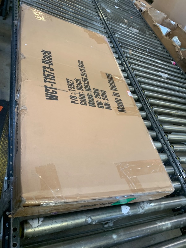 Photo 2 of FDW 39.4" Lift Top Coffee Table with Hidden Compartment and Storage Shelf Wooden Lift Tabletop for Home Living Room Reception Room Office (Black)