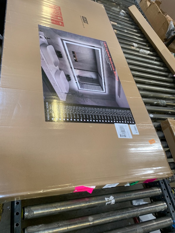 Photo 1 of ISKM 72'' x 36'' LED Mirror for Bathroom Lighted Vanity Mirror for Wall Front Lights + Backlit LED Bathroom Mirror Anti-Fog Tempered Glass ETL Listed