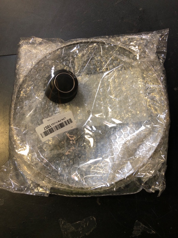 Photo 1 of 10 Inch Pan Lid 10“ Tempered Glass Pot Lid for Cast Iron Skillets, Pans, Frying Pan, Pots and Wok, Heat Resistant Handle