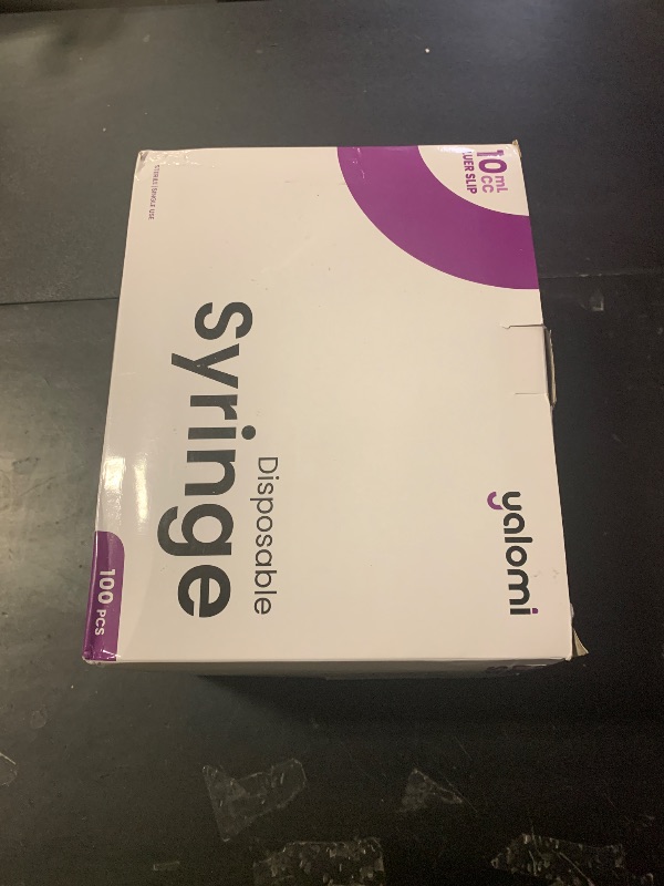 Photo 1 of 10mL Luer Slip Syringe (No Needle) – 100 Pack | Sterile & Individually Wrapped | Professional, Industrial & Personal Use | Yalomi
