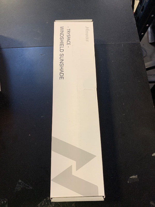 Photo 1 of [2025 Upgrade] Nmoiss Windshield Sun Shade Umbrella - [Vinyl Coating Heat Shield] Protect Car from Sun Rays & Heat Damage Keep Cool and Protect Interior, Spring Structure Edge Medium 56" L x 31" W