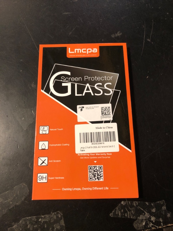 Photo 1 of [2-Pack] Lmcpa Screen Protector for Nintendo New Switch 2?2025?7.9 Inch, Anti-Scratch, Bubble-Free, Transparent HD Clear Tempered Glass Film Screen Protector, 9H Hardness, Ultra-Thin 0.25mm, Accessories for Switch 2