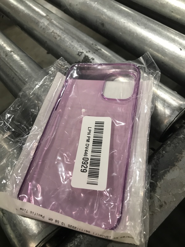 Photo 1 of JJGoo Compatible with iPhone 12 Case & 12 Pro Case Clear Soft Transparent Shockproof Protective Slim Thin Bumper Phone Cover for 12 and 12 Pro - 6.1 inch, Clear Purple