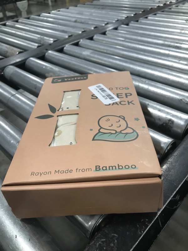 Photo 1 of Yoofoss Rayon Made from Bamboo Baby Sleep Sack 6-12 Months TOG 1.0 Baby Wearable Blanket, Super Soft Infant Toddler Sleeping Sack 2-Way Zipper, Animals & Balloons