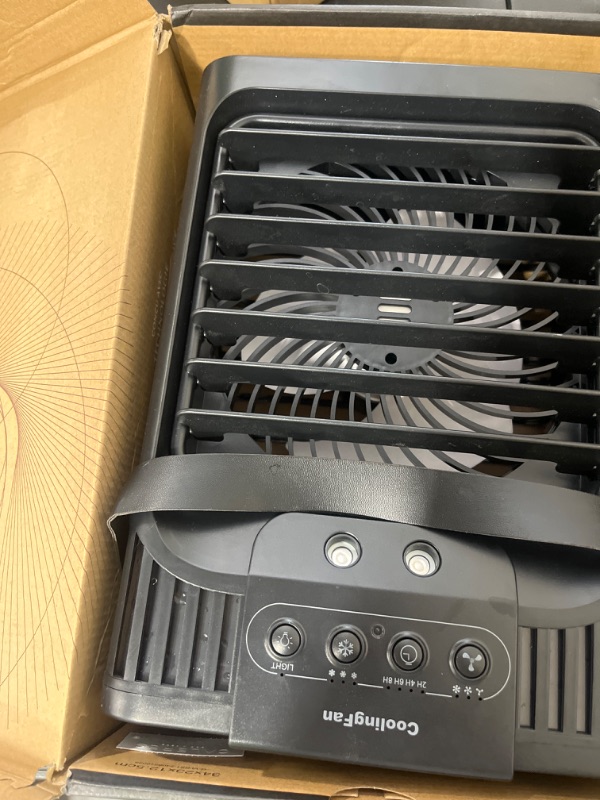 Photo 1 of Portable Air Conditioners,4-in-1 Evaporative Air Cooler with 3 Speeds, 3 Modes & 7 LED Light Cooling Fan with Remote, 2-8H Timer, 1200ML Personal Mini Air Conditioner for Bedroom and Office