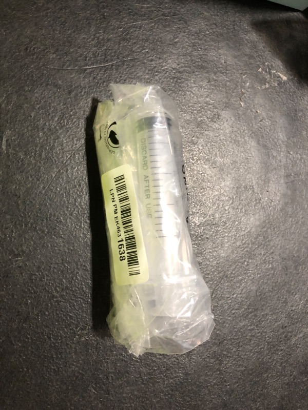 Photo 1 of 3 Pack 20ml Industrial Plastic Syringes with Blunt Luer Lock Needle 4 Inch for Scientific Labs, Glue Application, Measuring, Refilling and Transfering Liquids