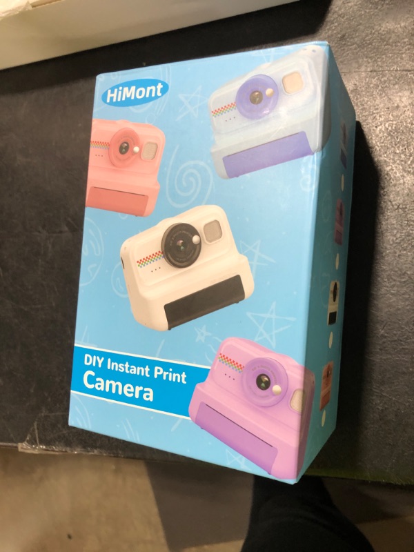 Photo 1 of HiMont Kids Instant Print Camera, 1080P HD Kids Camera Instant Print with 3 Rolls Print Paper & 32GB Card, Ideal Kids Toys Gifts for Boys & Girls Age 3-14 (Black)