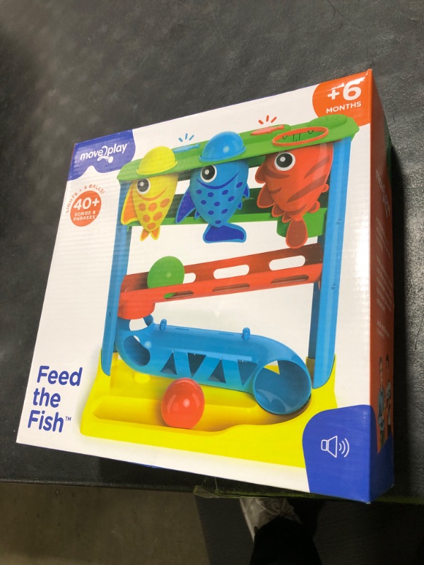 Photo 1 of Move2Play, Feed The Fish | Interactive Baby & Toddler Toy | 1, 2+ Year Old Gift & Birthday Present | Boys & Girls Babies Ages 6, 7, 8, 9, 10, 12, 18, 24+ Months Old
