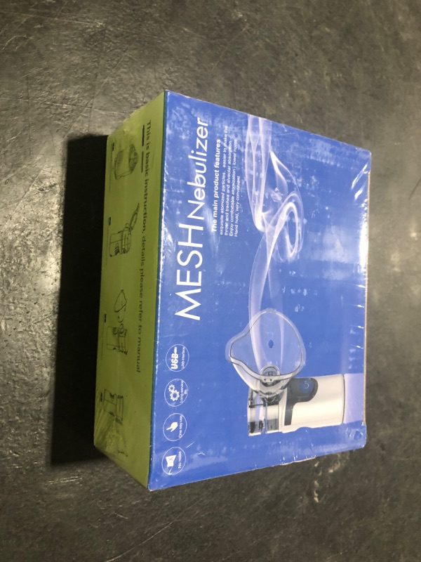 Photo 1 of DUKUANGGT Portable Nebulizer, Handheld Mesh Nebulizer Machine for Adults and Kids, Metered - dose Inhaler Accessory, White