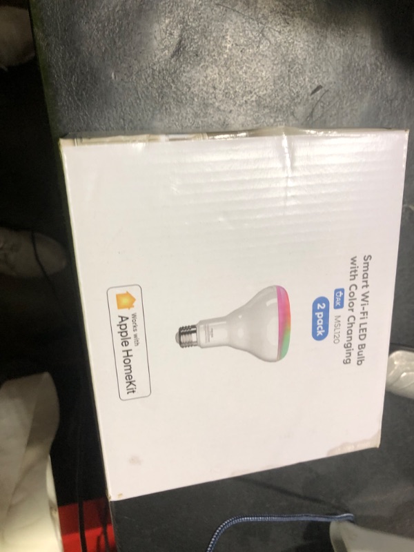 Photo 1 of Meross Smart Light Bulb, BR30 Flood WiFi LED Bulbs Compatible with Apple HomeKit, Alexa, Google Assistant & SmartThings, Dimmable E26 Multicolor 2700K-6500K RGBCW, 1300 Lumens 100W Equivalent, 2 Pack