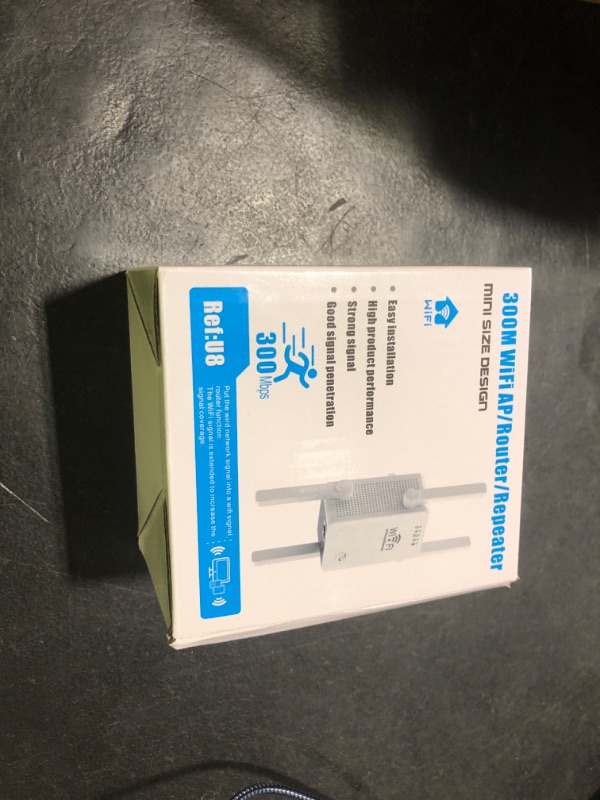 Photo 1 of WiFi Extender Signal Booster for Home, Upgraded WiFi Range Extender Wireless Repeater Internet Amplifier with 4 High Power External Antennas Ethernet Ports for Whole Home WiFi Coverage 112