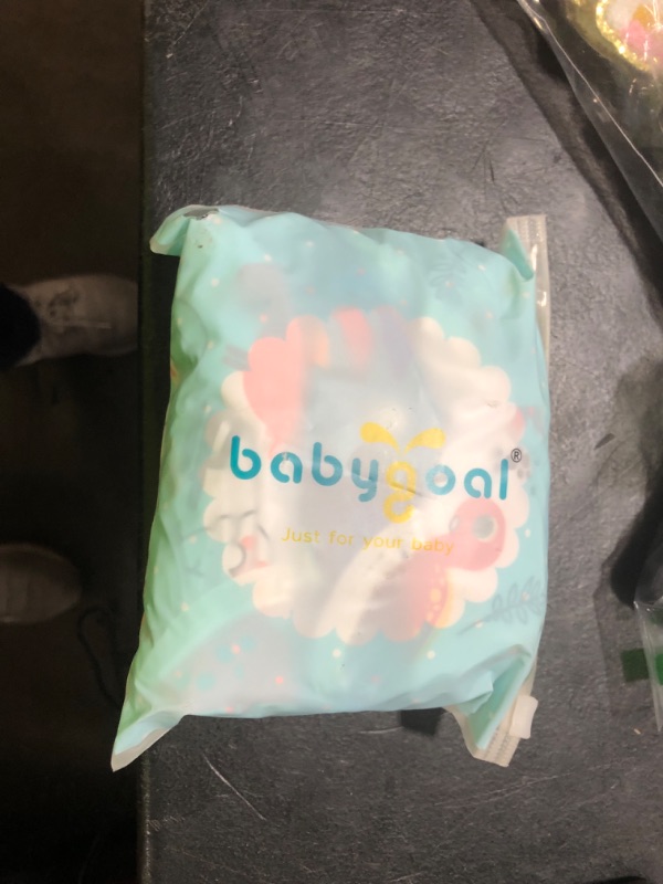 Photo 1 of Babygoal Baby Swim Diapers 3 Pack for 0-8 Months Infant Girls and Boys, Reusable Adjustable Washable for Swimming Lessons-Dinosaurs