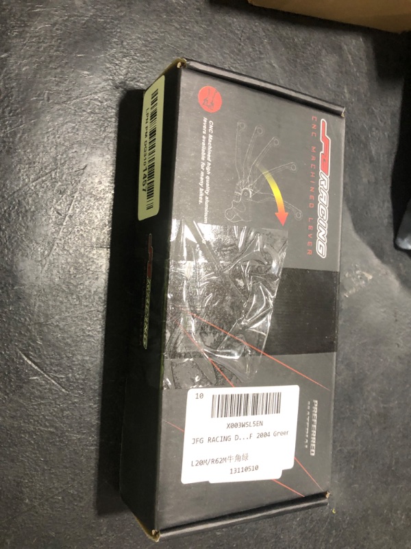 Photo 1 of JFG RACING Dirt Bike Foldable Clutch Brake Levers,Clutch Lever Breakaway Levers for KX65 00-24/KX85 01-24/KX100 01-21/KX250 00-04/KX125 00-05/KX112 22-24/KX500 KX250F 2004-Green