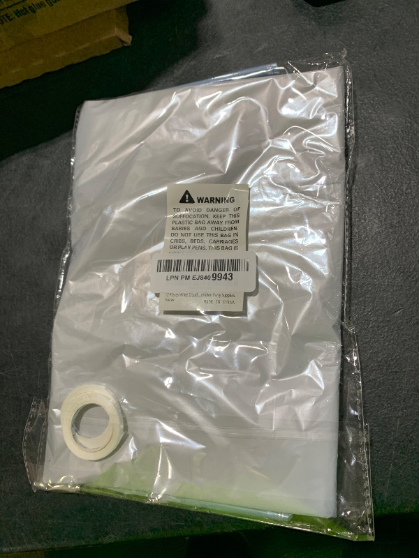 Photo 1 of 12 Pieces White Cloud Foil Balloons For Baby Shower Boys Girls Birthday Wedding Themed Decoration Party Supplies