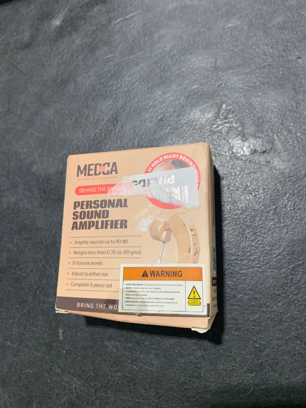 Photo 1 of MEDca BTE Behind the Ear Sound Amplifier Super Mini Size Sound Enhancer