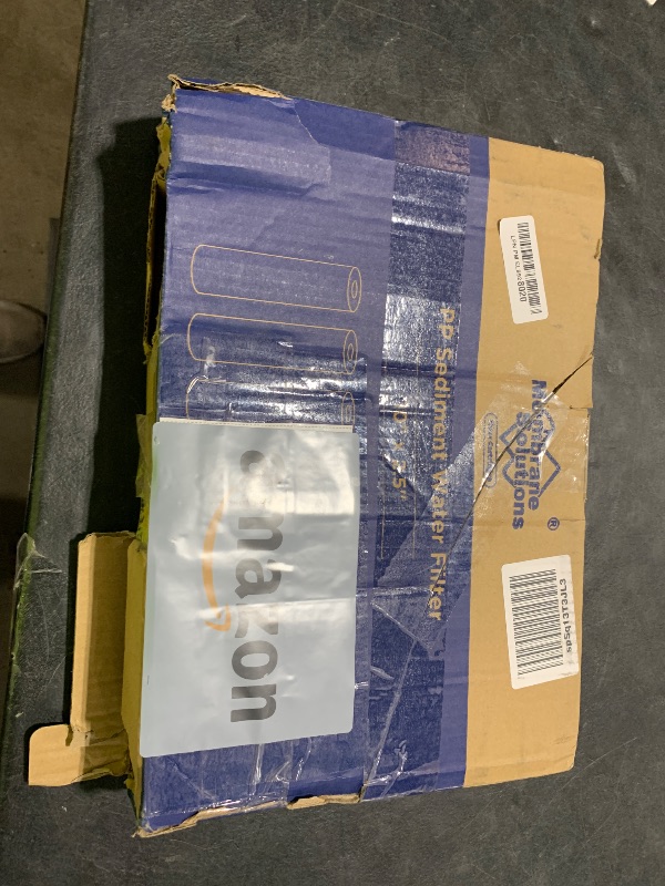 Photo 1 of Membrane Solutions 20 Micron Sediment Water Filter Replacement Polypropylene Cartridge 10"x 2.5" for Whole House RO System, Compatible with Aqua-Pure AP110, GE FXUSC, WHKF-GD05, Culligan P5-6 Pack