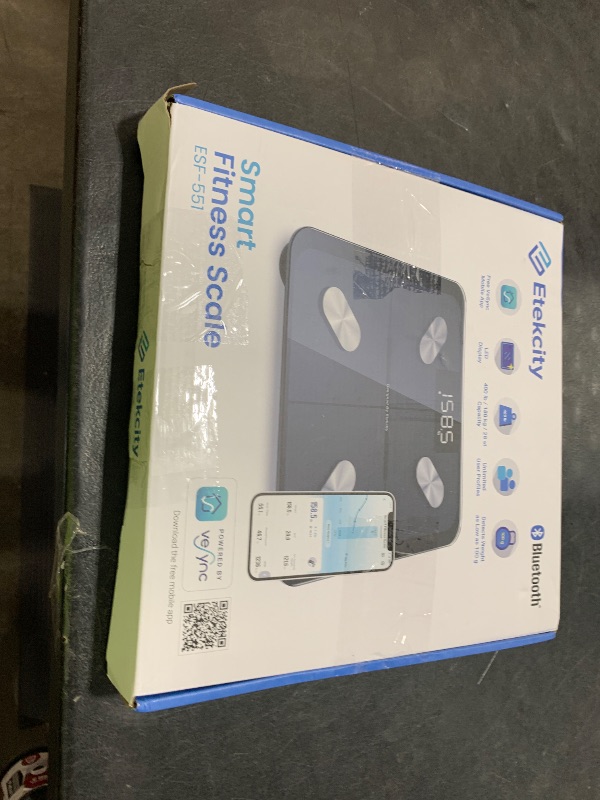 Photo 1 of Etekcity Smart Scale for Body Weight FSA HSA Store Eligible, Bathroom Digital Weighing Scale with BMI, Body Fat, Muscle Mass, Accurate Bluetooth Home User Health Equipment Sync Apps