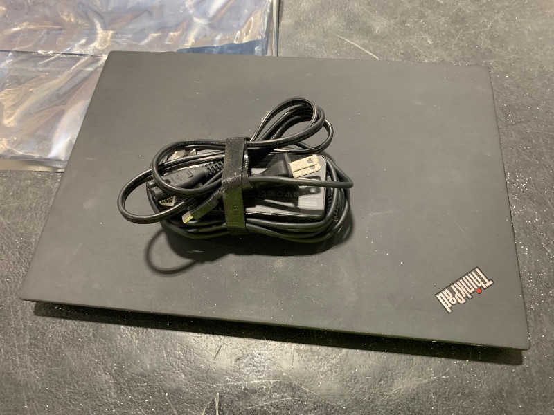 Photo 1 of Lenovo ThinkPad T490 20N20032US 14 inches Notebook- 1920 X 1080 - Core i5 I5-8265U - 8 GB RAM - 256 GB SSD - Black - Win10 Pro 64-bit (Renewed)