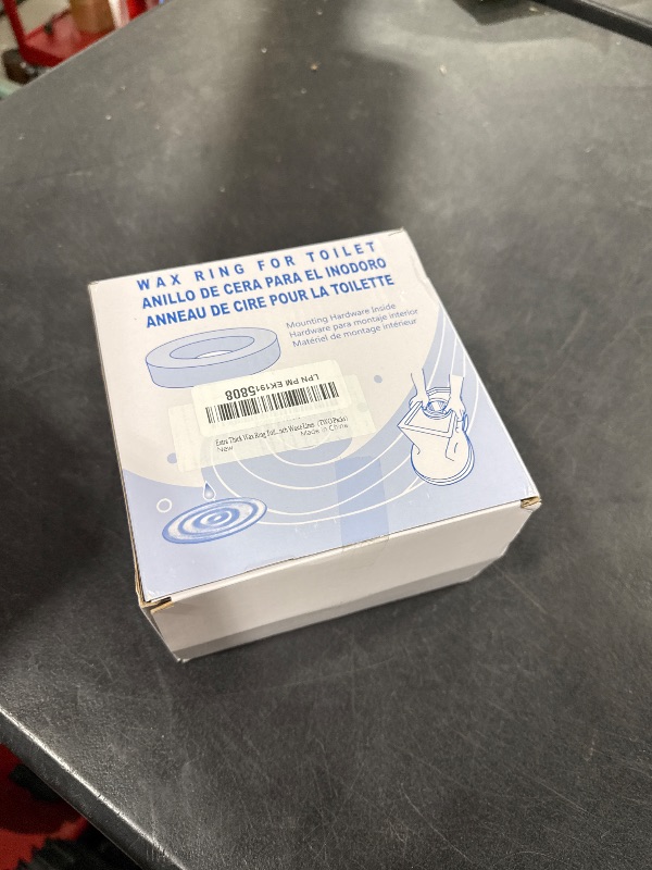 Photo 1 of boeemi Extra Thick Wax Ring Toilet,with Flange and Bolts for Reinstallation of the Toilet, Fits 3-inch or 4-inch Waste Lines(2 PCS)