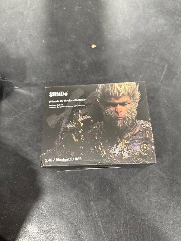 Photo 1 of 8BitDo Ultimate 2C Wireless Controller for Windows PC and Android, with Hall Effect Joysticks and Hall Triggers, 1000Hz Polling Rate, and Remappable L4/R4 Bumpers - Black Myth: Wukong