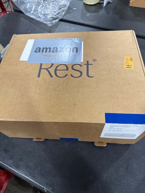 Photo 1 of REST® Evercool® Cooling Comforter, King/Cali King, Blanket for Hot Sleepers, All Season Bedding to Keep Cool for Night Sweats, Breathable Lightweight Duvet, 106x90 Inches, Arctic White