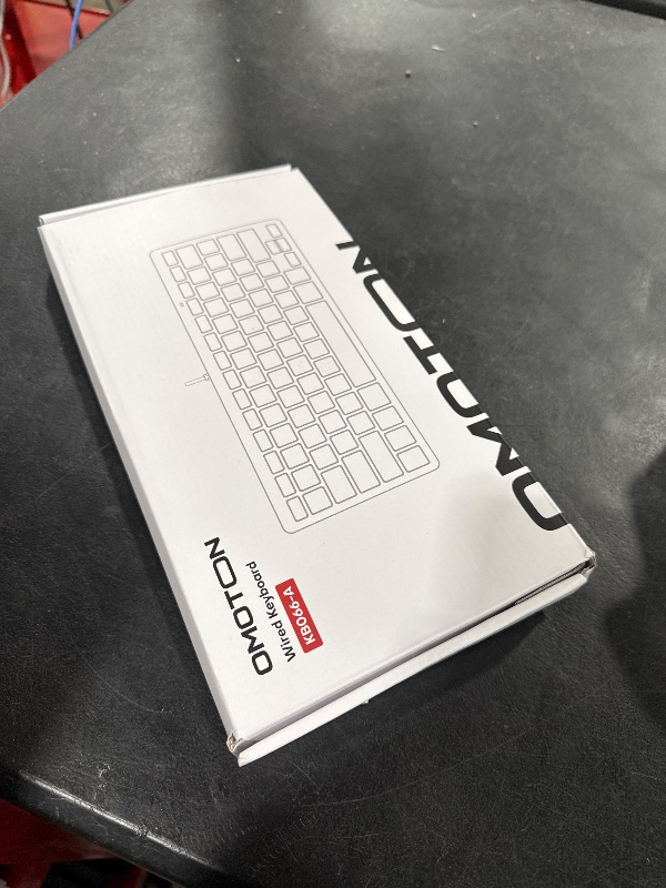 Photo 1 of OMOTON Wired Keyboard for Mac with Dual Interface, Comfortable Typing Angle & Stable Connection, Compatible with MacBook, iMac, Mac Mini, PC-White