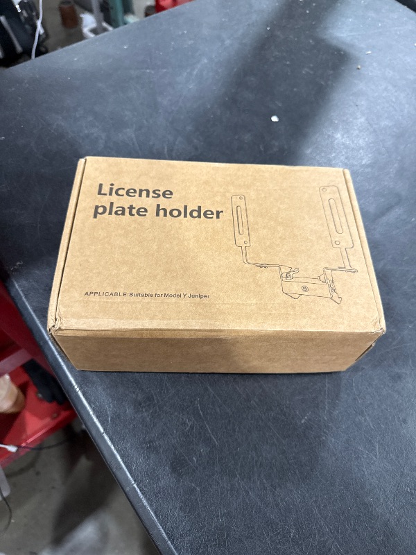 Photo 1 of 2026 Upgraded Lockable No Drill Front License Plate Holder for Model Y Juniper, License Plate Mount Kit with Anti-Theft Design for Tesla Model Y Juniper Accessories,No Block Bumper Camera Visibility