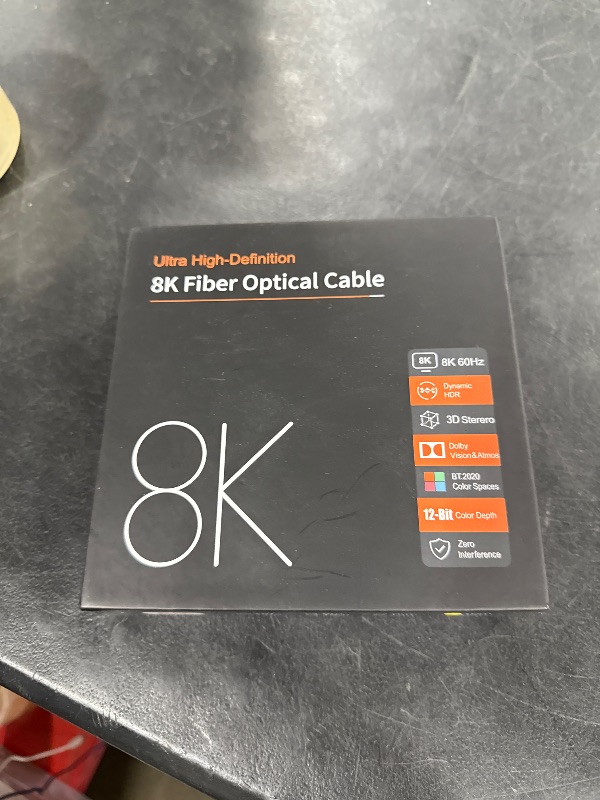 Photo 1 of 8k fiber optic cable 