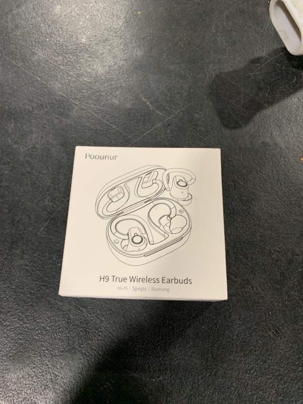 Photo 1 of Wireless Earbuds,50H Stereo Ear Buds Dual LED Display, Bluetooth 5.3 Headphones Sport, 2025 Bluetooth Earbuds with 4 ENC Noise Canceling Mic, IP7 Waterproof Earphones with Earhooks for Running, Navy