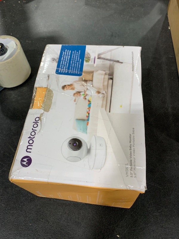 Photo 1 of Motorola Nursery VM50G HD Wireless 2-Camera Video Baby Monitor, 5" Screen, 1000ft Range, 2-Way Audio, Pan/Tilt/Zoom, Split Screen, Night Vision