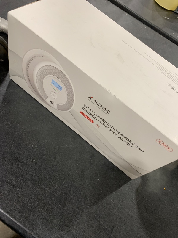 Photo 1 of X-Sense Smart Smoke Detector Carbon Monoxide Detector Combo with Replaceable Battery, Wi-Fi Smoke and Carbon Monoxide Detector with Real-Time App Notifications, SC07-WX, 6-Pack