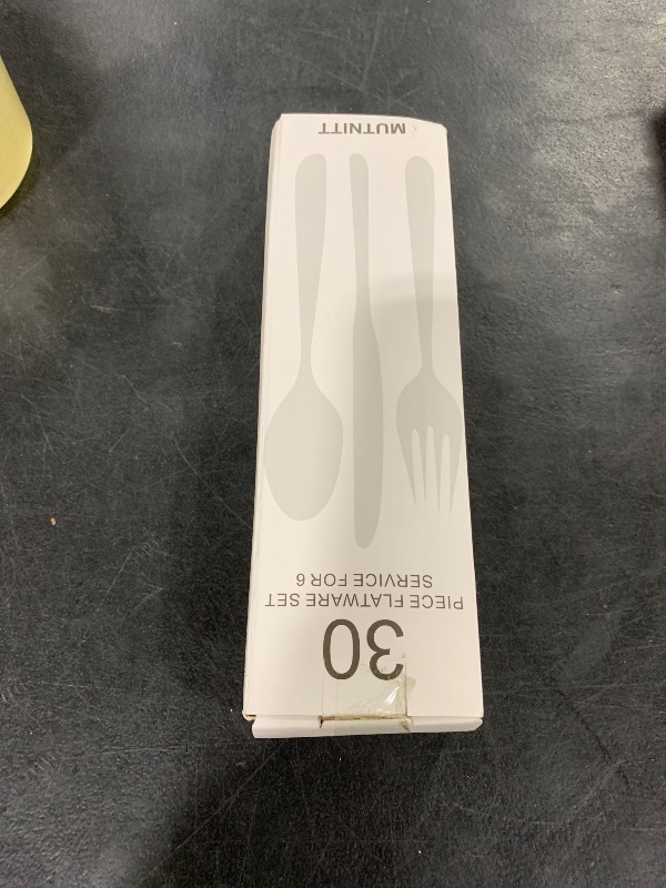 Photo 1 of 30 Pcs Gold Silverware Set Service for 6, Premium Stainless Steel Flatware Set, Cutlery Utensil Set, Durable Home Kitchen Eating Tableware Set, Include Fork Knife Spoon Set, Dishwasher Safe