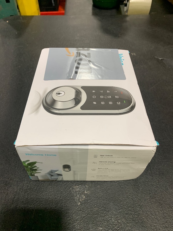Photo 1 of Veise RZ07 Smart Lock, Fingerprint Door Lock, 7-in-1 Keyless Entry with App Control, Electronic Touchscreen Keypad Deadbolt, Biometric Smart Locks for Front Door, Matte Black
