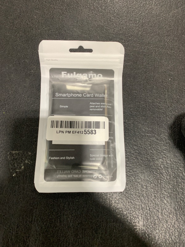Photo 1 of Fulgamo 2Pack Adhesive Phone Pocket,Cell Phone Stick On Card Wallet Sleeve,Credit Cards/ID Card Holder(Double Secure) with Sticker for Back of iPhone,Android and All Smartphones-Black&Navy Blue