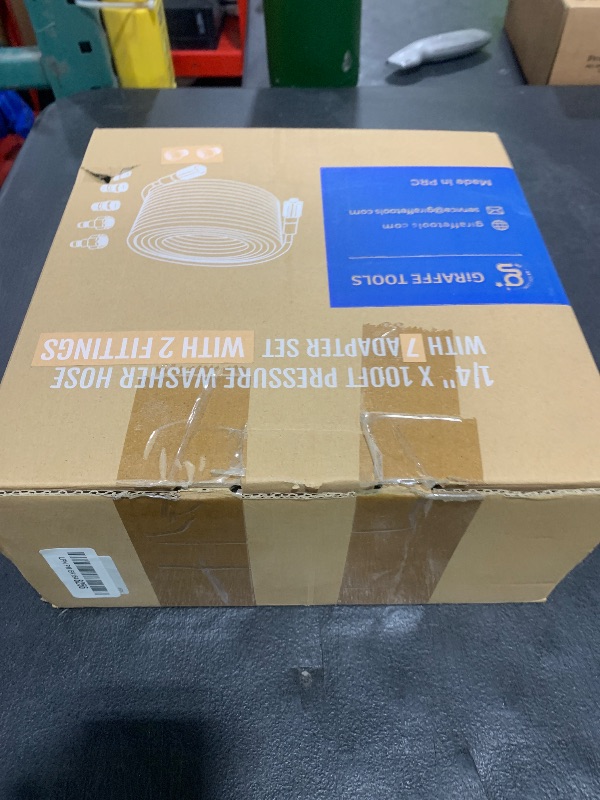 Photo 1 of Giraffe Tools Pressure Washer Hose 100FT, 3200 PSI Power Washer Hose for Pressure Washer Replacement, Kink Resistant High Pressure Washing Hose Extension with M22 Fittings, 2 Quick Connectors