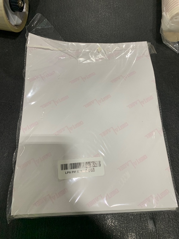 Photo 1 of Koala Printable Vinyl Sticker Paper for Inkjet Printer - 50 Sheets White Glossy Sticker Paper, Waterproof Sticker Printer Paper 8.5x11 Inch, Tear-Resistant, Removable