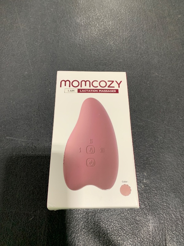 Photo 1 of Momcozy Warming Lactation Massager 2-in-1, Soft Breast Massager for Breastfeeding, Heat + Vibration Adjustable for Clogged Ducts, Improve Milk Flow, Engorgement