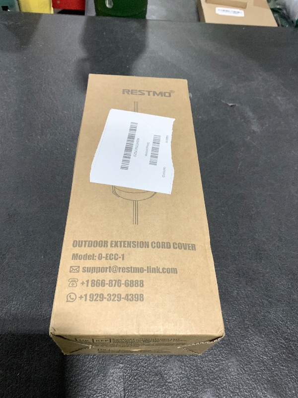 Photo 1 of RESTMO Outdoor IP44 Waterproof Connection Box, Weatherproof Electrical Extension Cord Cover, Safety Seal Enclosure to Protect Holiday Decorations, LED Strip Light, Power Tool, Fountain, White