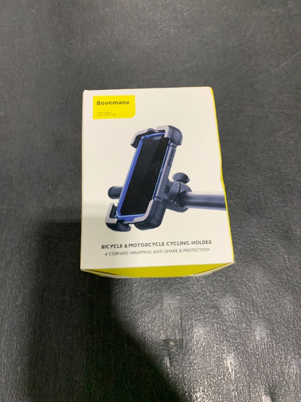 Photo 1 of Bovemanx Motorcycle Phone Mount Holder, [150mph Wind Anti-Shake][7.2inch Big Phone Friendly] Bike Phone Holder, Motorcycle Handlebar Cell Phone Clamp, Compatible with iPhone 16 Pro Max, Tangerine