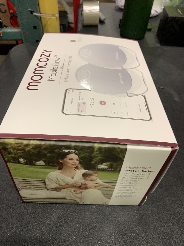 Photo 1 of Momcozy Breast Pump Hospital-Grade, Hands Free Breast Pump App with Leak-Proof DoubleFit Flange, Personalized Multi-Modes & 15 Levels, 2 Count