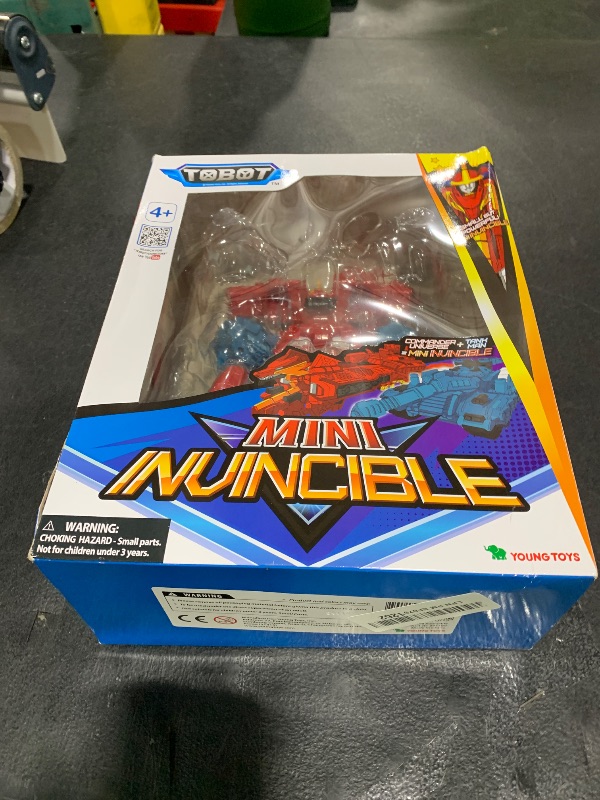 Photo 1 of Mini Tobot Youngtoys Car Transforming Collectible Car to Robot Animation Character (Mini Tobot GD Invincible)