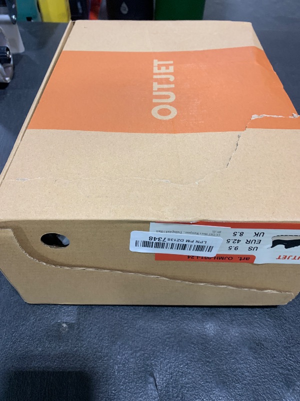 Photo 1 of OUTJET Men's Waterproof Hiking Shoes Comfortable Cushion Non-Slip Outdoor Walking Shoes Sneakers 9.5 