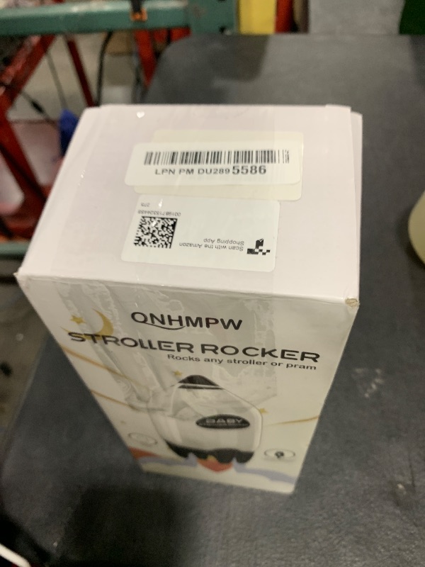 Photo 1 of QNHMPW Baby Rocker, Portable Baby Bouncer Gently Rocks Any Stroller or Pram, Baby Vibrating Soother Adjustable Speed and USB Rechargeable, Baby Sleep Aid Newborn Essentials Must Haves Gifts
