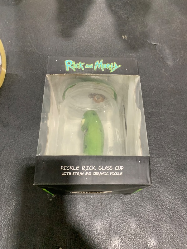 Photo 1 of SDCC Rick and Morty Pickle Rick - Pickle Jar Glass Mason Jar Exclusive