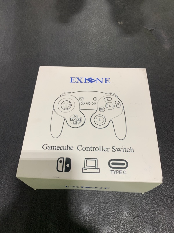 Photo 1 of EXLENE Gamecube Controller Switch, Wireless Switch Pro Controller for Nintendo Switch/Lite/PC/Android/Ios/Steam, Support Wake Up, Motion, Adjustable Vibration, Turbo & Auto Turbo (Upgraded,Blue)
